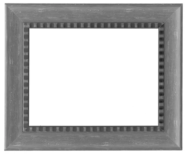 Schwarzer Rahmen Isoliertes Objekt Auf Weißem Hintergrund — Stockfoto