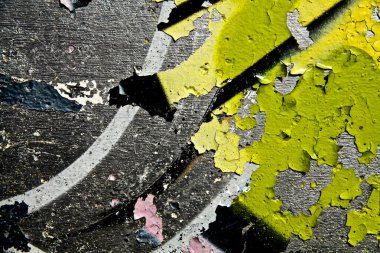 Parlak, renkli bir dokunun parçası..