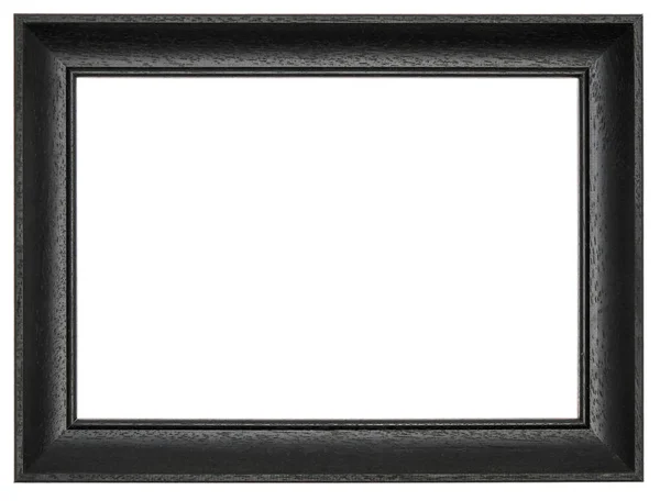 白い背景に隔離された黒いフレーム — ストック写真