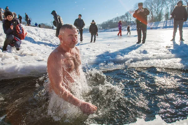 Празднование Богоявления — стоковое фото