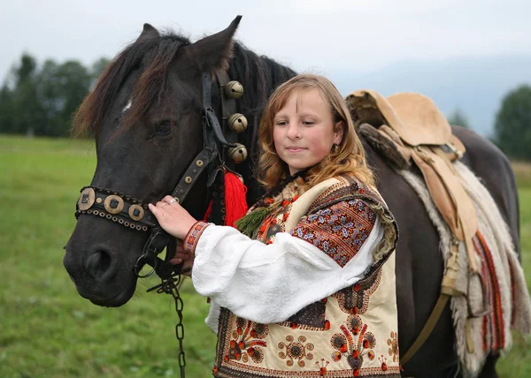 若いウクライナの女の子 ストック画像