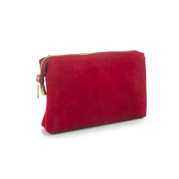 Rote modische Clutch — Stockfoto