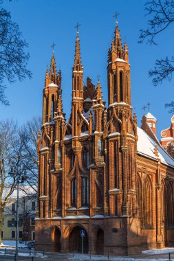 St. Anne'in ve Bernardine Kilisesi Vilnius, Litvanya