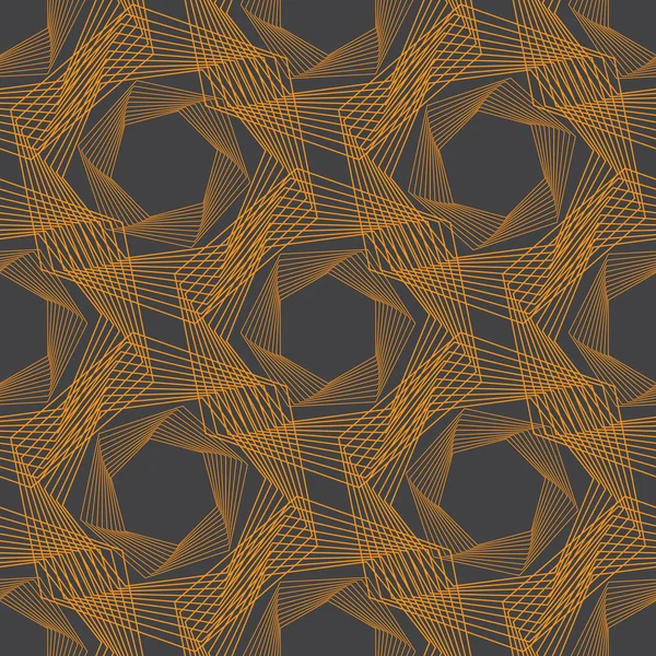 Abstrakt grå och gul bakgrund med geometriska mönster. Vektor — Stock vektor