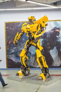 Bumblebee Robot fuarına katıldık hall