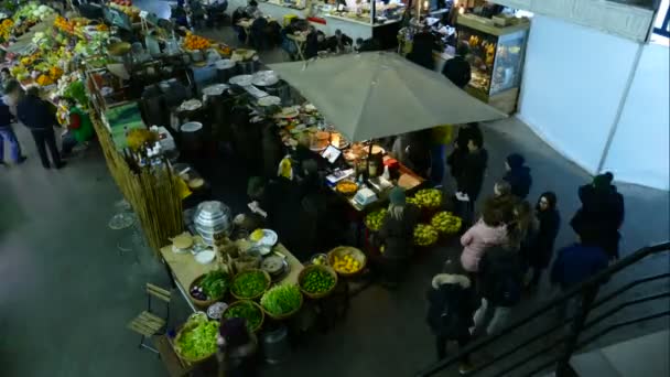 Café vietnamita no mercado — Vídeo de Stock