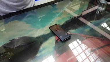 Samsung kontrol merkezi modern etkileşimli alan Galaxy S8 Studio