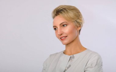 başarılı iş kadını portresi