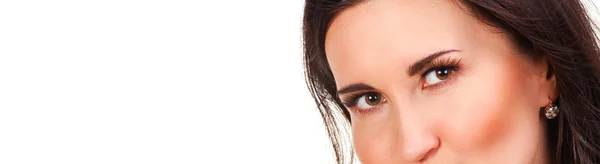 Eyes of beautiful woman — Stock Photo, Image