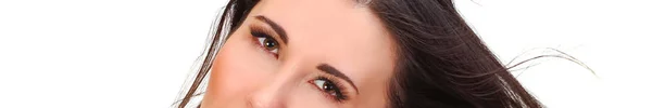 Olhos de mulher bonita — Fotografia de Stock