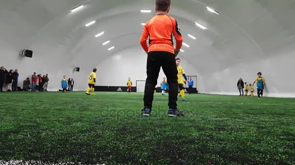 Gioco di calcio per bambini — Video Stock