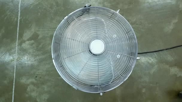 Lucht voorwaarde fan ventilator. — Stockvideo