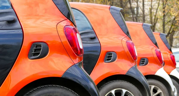 The tail lights of the color car — Stock Photo, Image