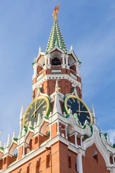 Spasskaya Tower of Moscow Kremlin — Stock Photo, Image