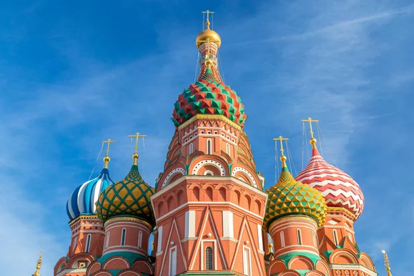 在莫斯科圣 basils 大教堂 — 图库照片