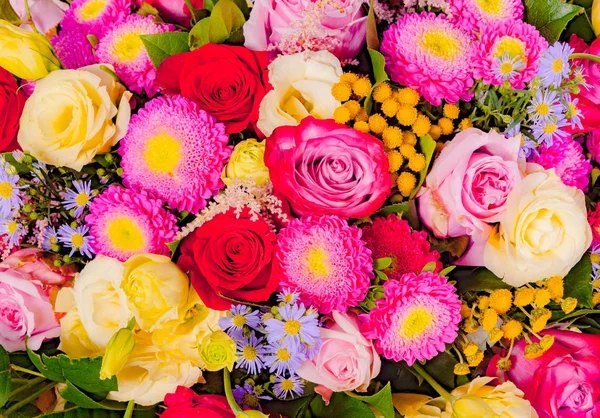 Abstrakter Hintergrund von Blumen. Nahaufnahme — Stockfoto