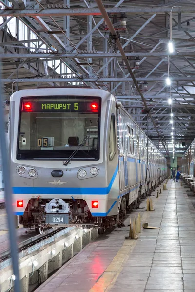 Moskau, Russland - 27. Oktober 2017: U-Bahn-Depot krasnaya presnya — Stockfoto