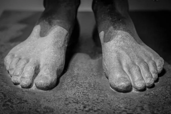 古代の像の足 — ストック写真