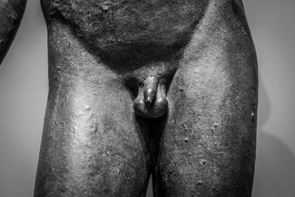 阴茎经典雕像的特写 — 图库照片