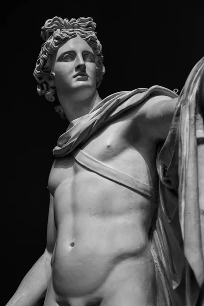 Apollo Belvedere heykeli. Ayrıntı Vatikan Müzesi — Stok fotoğraf