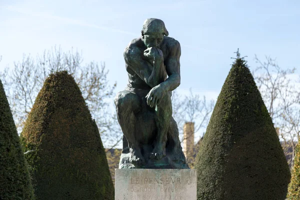 El pensamiento en el Museo Rodin de París —  Fotos de Stock