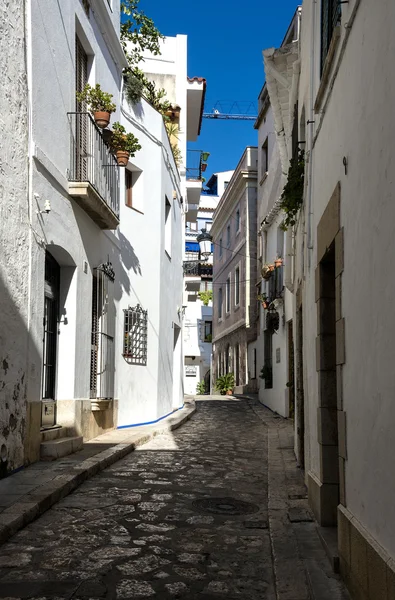 Estrecha Calle Medieval Casco Antiguo Sigest — Foto de Stock