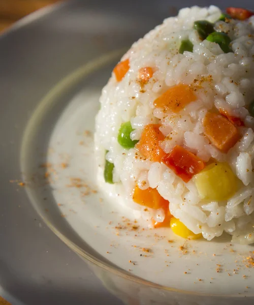 Rice with vegetables