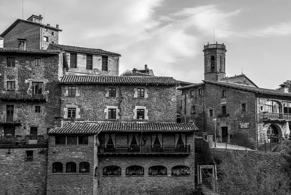 Ein Dorf in Katalonien, Spanien — Stockfoto