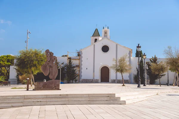 Ermita de Sant Sebastia, Sitges in Spain — Stock fotografie