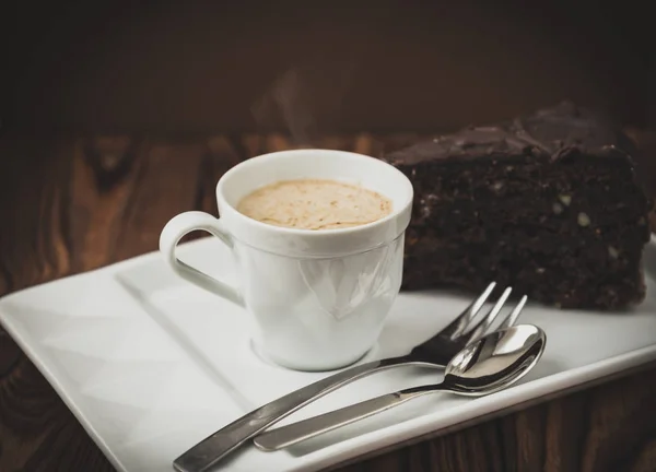 Cake and coffee — Stock Photo, Image