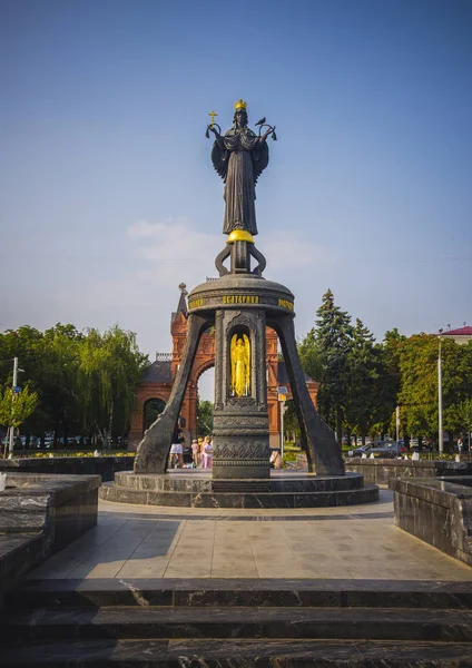 O monumento a Santa Catarina, Krasnodar — Fotografia de Stock