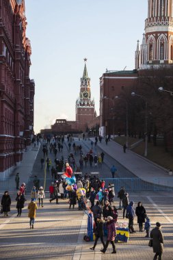 Kızıl Meydan kış tatilleri sırasında 