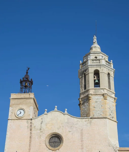 Церковь Сан Бартомеу Санта Текла Ситжесе — стоковое фото