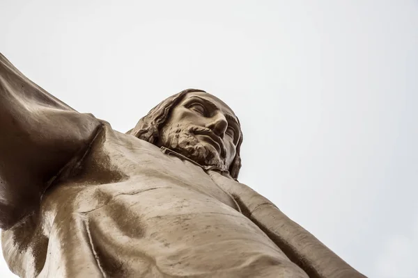 Jesus Christus Statue (by Josep Miret), BARCELONA — 스톡 사진