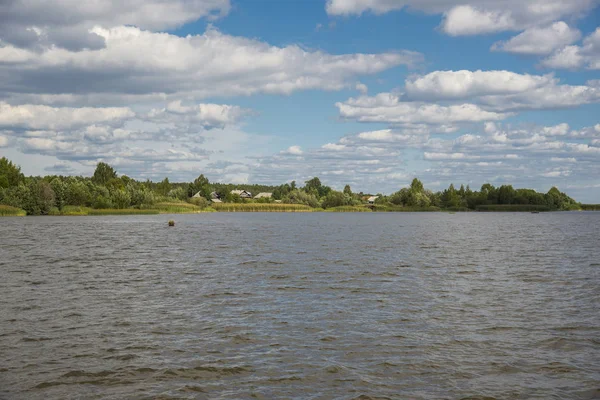 Het Reservoir Van Sheknsna Vologda Regio Rusland — Stockfoto