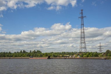 Vologda bölgesi, Rusya'nın Sheksninsky ilçede Sheksna rezervuar