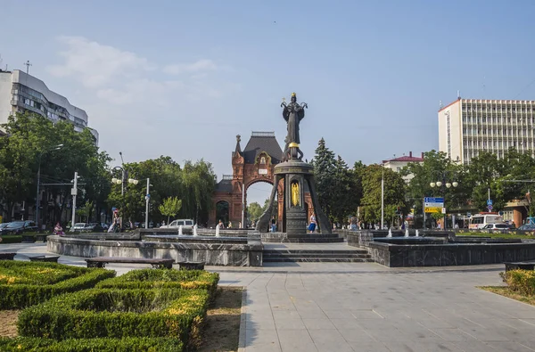 O monumento a Santa Catarina, Krasnodar — Fotografia de Stock