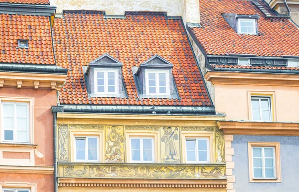 Eski kasaba meydanında Varşova. Polonya