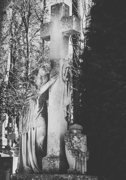 Lychakiv cemetery, Lviv, Ukraine — Stock Photo, Image