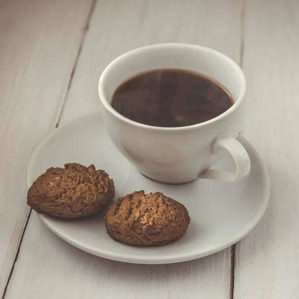 Xícara de café expresso quente — Fotografia de Stock