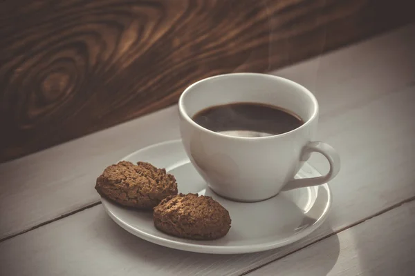 Xícara de café expresso quente — Fotografia de Stock