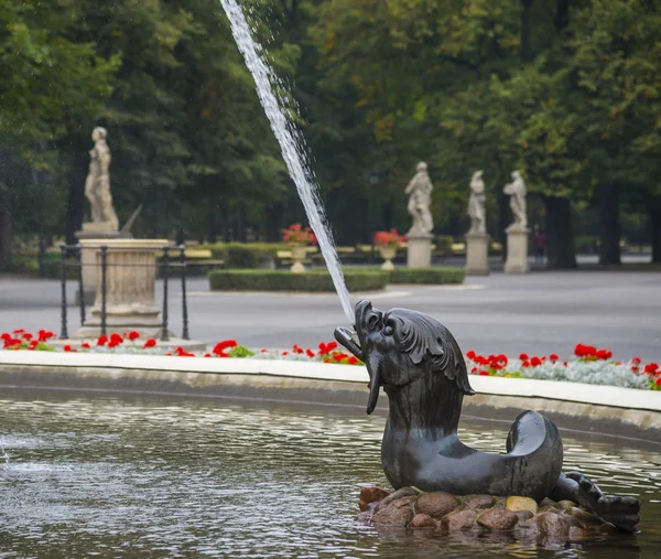 Saksoński ogród, Warszawa, Polska — Zdjęcie stockowe