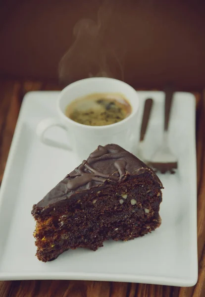 Cake and coffee — Stock Photo, Image