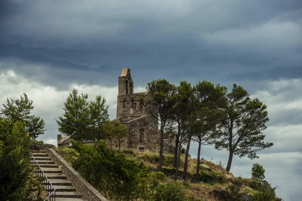 Gereja Santa Helena Spanyol Catalunya Costa Brava — Stok Foto