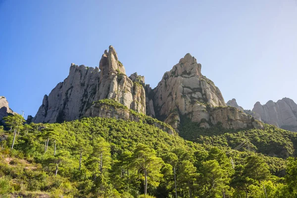 Pohoří Montserrat, Španělsko — Stock fotografie