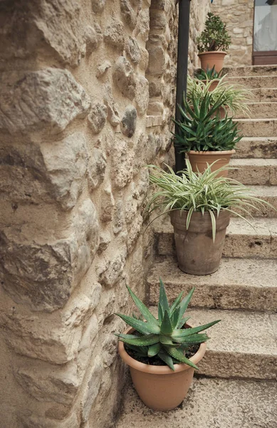 Antik Besalu sokaklarında