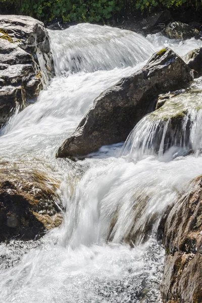 Mountain Vattenfall Kaukasus Karachay Cherkess Republiken Ryssland — Stockfoto