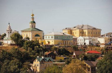 Güzel cityscape. Vladimir şehir, Rusya'nın altın yüzük