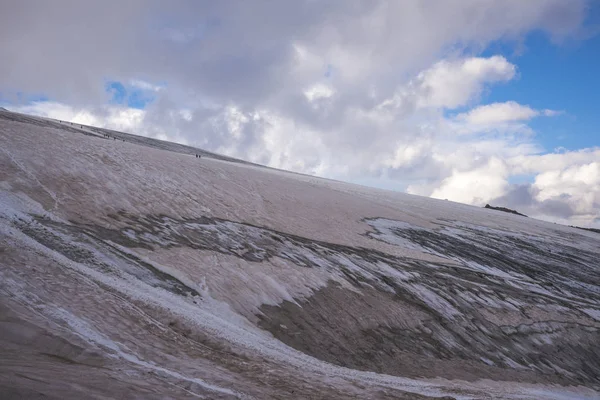 Gletsjers Elbrus Kaukasus Kabardië Balkarië Rusland — Stockfoto