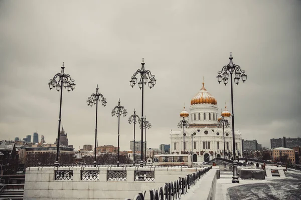 A moszkvai Megváltó Krisztus-székesegyház — Stock Fotó